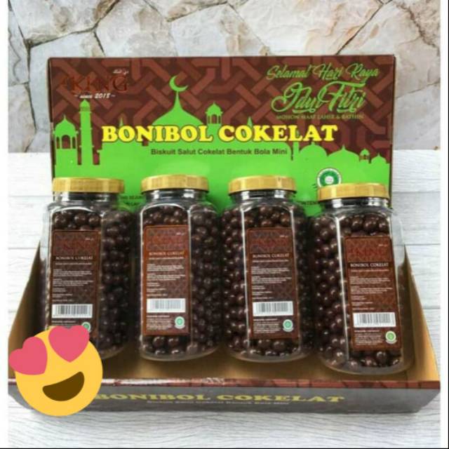 

BONIBOL COKELAT BISKUIT , BISKUIT BOLA 1 DUS ISI 4 TOPLES