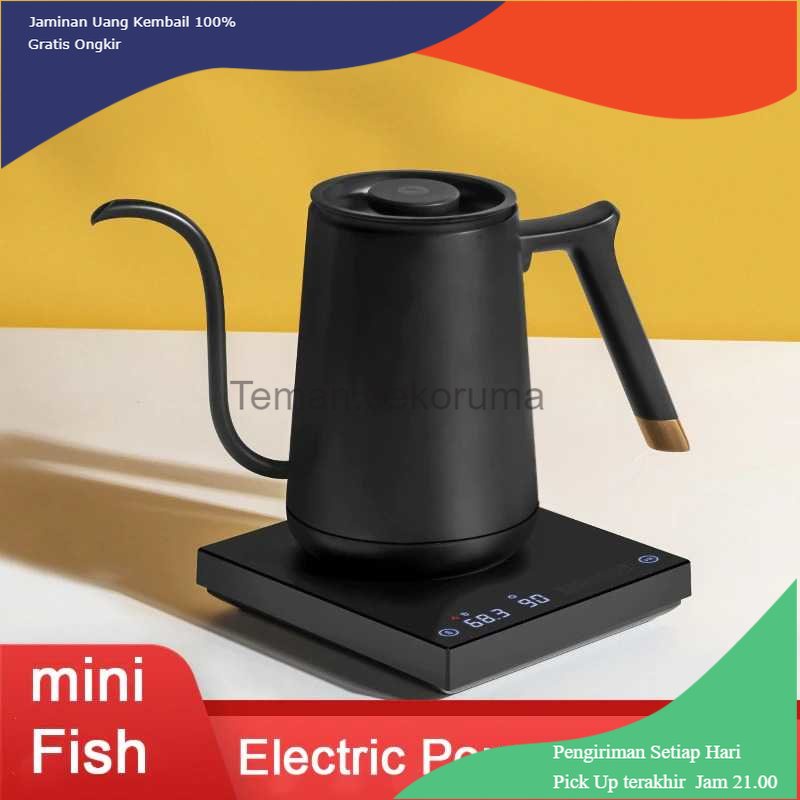 TD - DPR TIMEMORE Teko Pemanas Air Kettle 600ml Heater Base 1000W - TM600ML