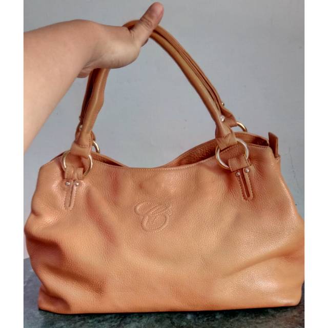 Sale turun harga Preloved tas kulit asli capacci