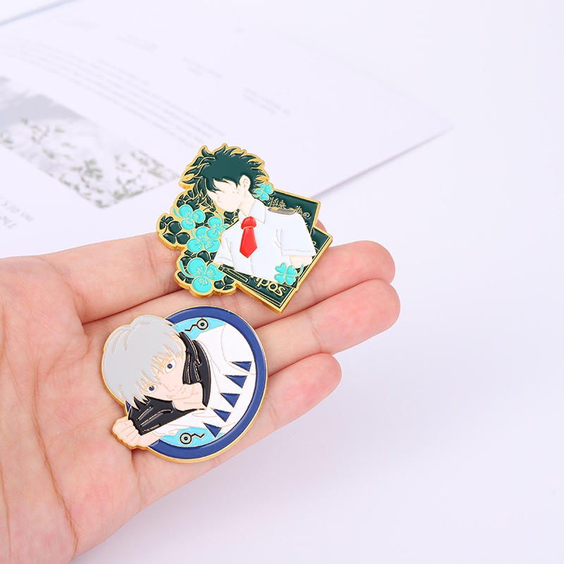 Bros Pin Desain Anime Goods Jujutsu Kaisen Untuk Aksesoris Pakaian