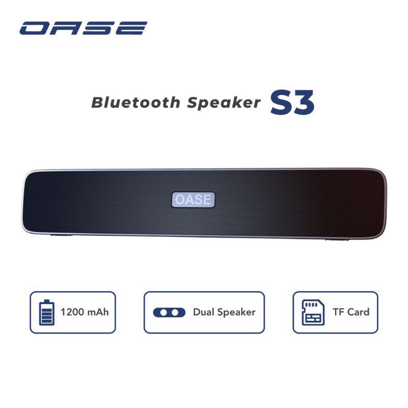 Speaker OASE S3 Bluetooth 5.0 Original 100%