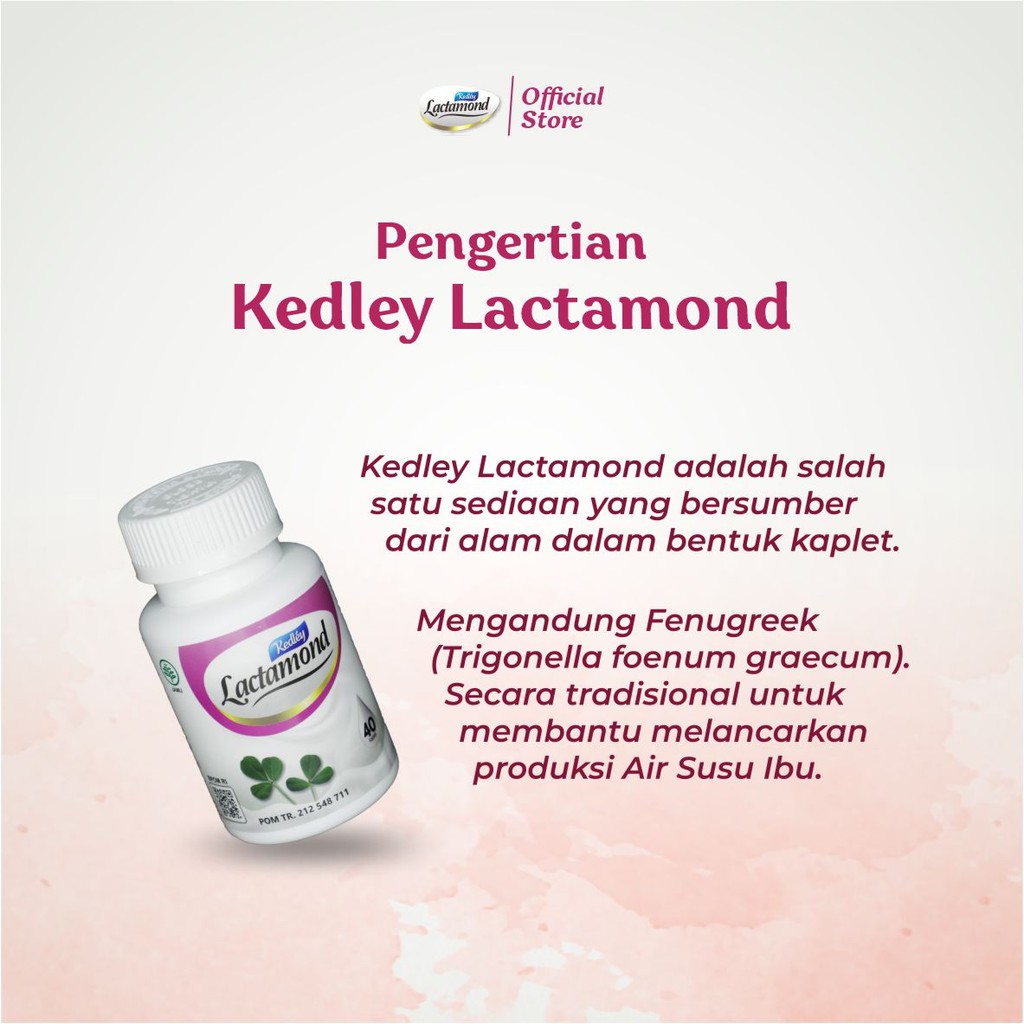 KEDLEY LACTAMOND  Kaplet | Booster ASI Alami | Paket 2 Botol