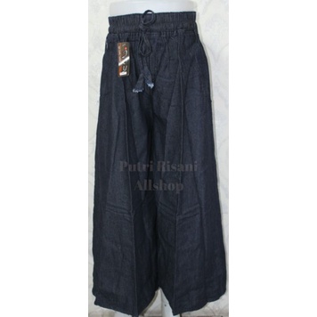 Celana Kulot  Panjang Dewasa  Soft Jeans (standar-jumbo-super Jumbo)-8