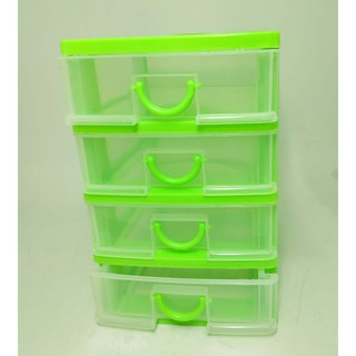 Laci Susun 4 Kecil Laci Mini Mini Container Laci Plastik Laci Susun 4 Kecil Laci Mini Mini Container Laci Plastik
