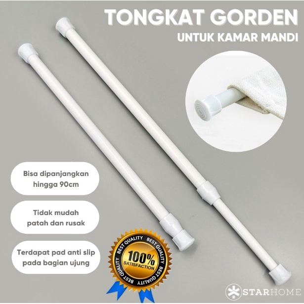 TIANG GORDEN FLEKSIBEL TANPA PAKU DAN BOR SERBAGUNA # PIPA TONGKAT AJAIB FLEXIBEL GANTUNGAN GORDEN KOLONG DAPUR MEJA, PINTU DAN JENDELA KAMAR TIDUR / KAMAR MANDI