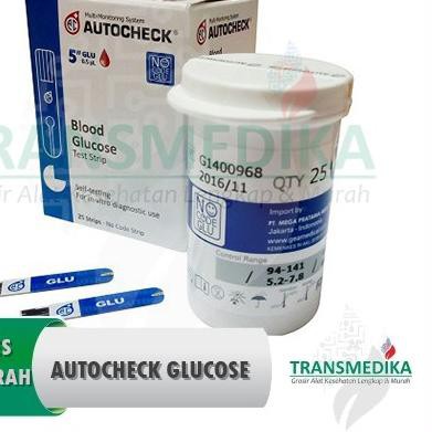 Autocheck Glucosa / Gula Darah / Autocheck strip refill gula darah / Autocheck glucose ✧