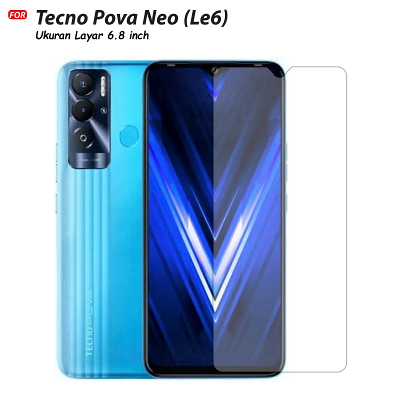 Tempered Glass Tecno Pova Neo  - Tempered Glass Premium Quality