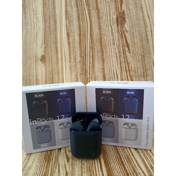 Headset bluetooth inpods 12 Simple super bas