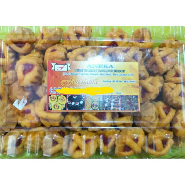 

Kue nastar keranjang-home made-500gr gurih-manis-enak-makanan ringan-kue kering-murah