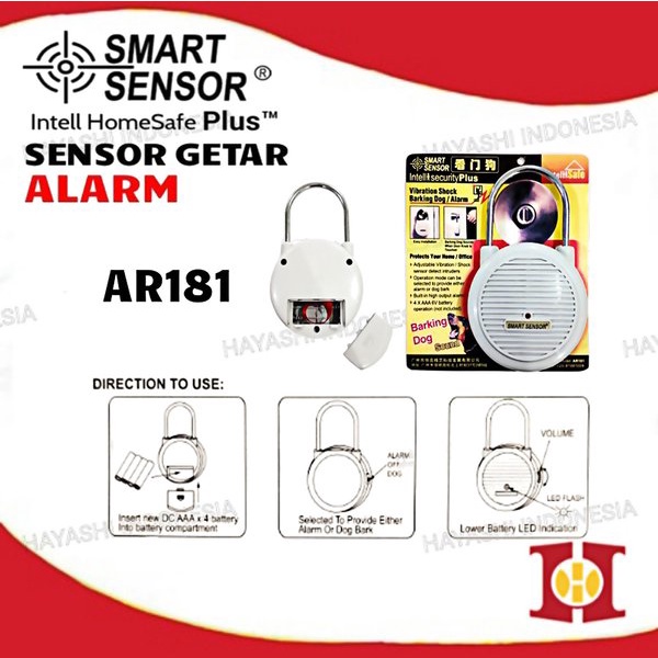 Sensor Getar Suara Alarm Anti Maling Rumah Pintu Jendela