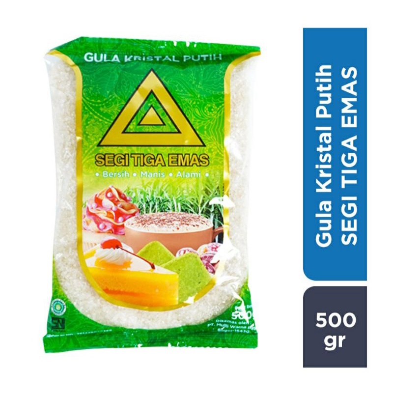 

Gula Pasir Segitiga Emas 500gr