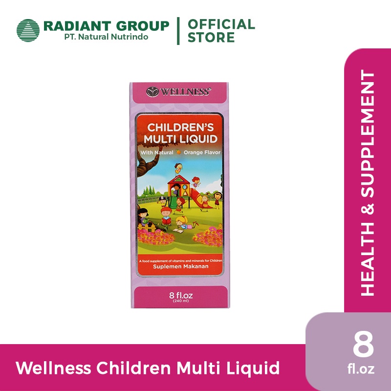 WELLNESS CHILDREN'S MULTI LIQUID 8OZ / 240ML