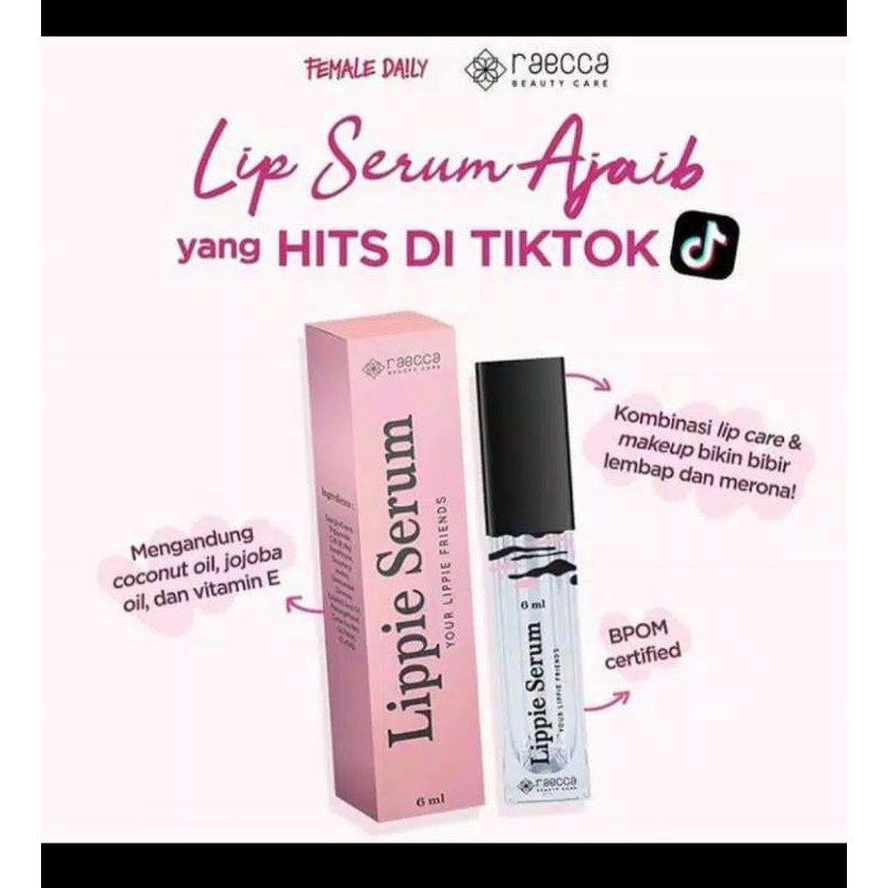 {Ready stock} Lippie Serum By Raecca/ Serum bibir/ Serum bibir ajaib/ Serum ajaib/Serum viral Tiktok