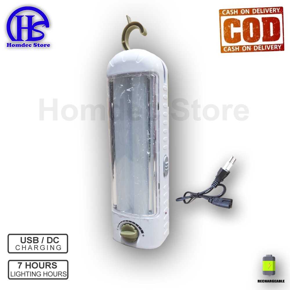 Lampu Led Emergency ukuran sedang / Lampu Emergency Super Terang / Lampu Emergency + Charger / Lampu