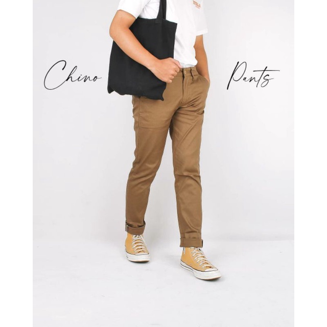 {PAKET USAHA}CELANA CHINOS PANJANG PRIA SIZE 27-32 BISA PILIH WARNA &amp; SIZE