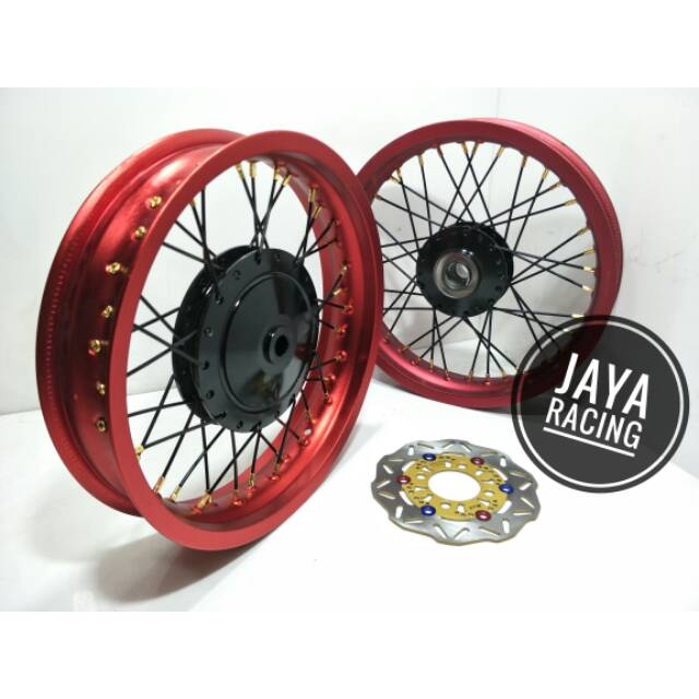 Velg ring 14 Lebar 250 215 Vario 150 - Vario 125 sepaket lengkap siap pakai bisa reguest