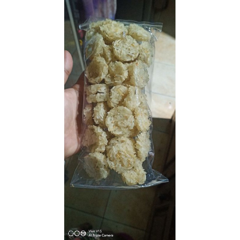 

rengginang teri mentah