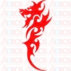 Cutting stiker motor dan mobil Naga 11