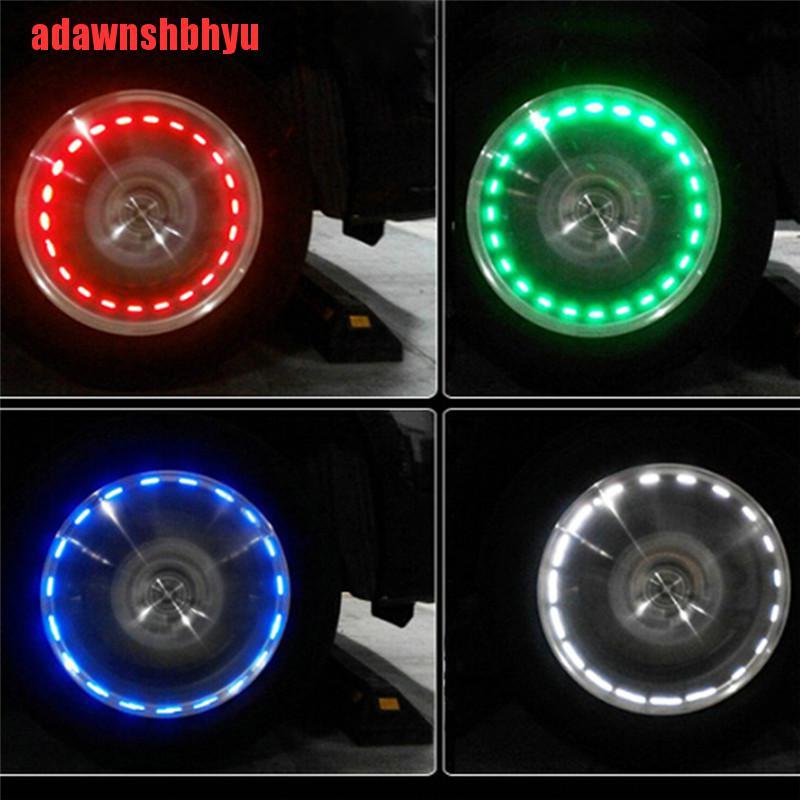 Lampu Led 12smd 4 Mode Flash Tenaga Surya Untuk Velg Mobil
