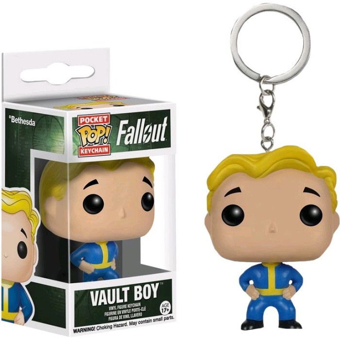 POCKET POP KEYCHAIN FALLOUT VAULT BOY FUNKO KEYCHAIN