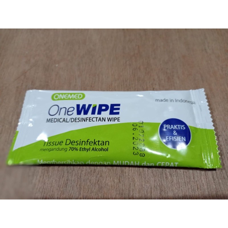 One Wipe Tissue Desinfektan Onemed per pcs