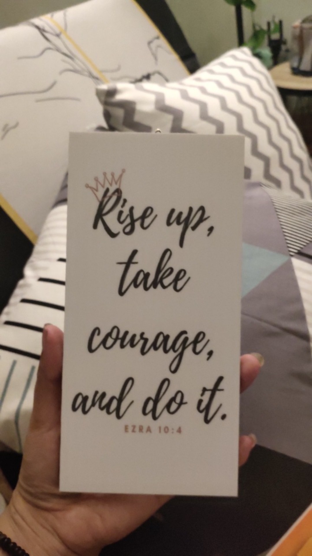 Hiasan Dinding Rohani Kristen/katolik Bible Verse Dekorasi Poster Kayu