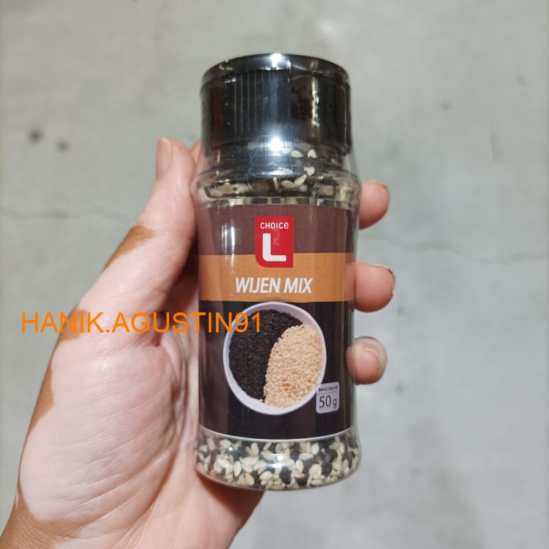 

Choice L Wijen Mix 50gr / Biji Wijen Campur Choice L 50gr