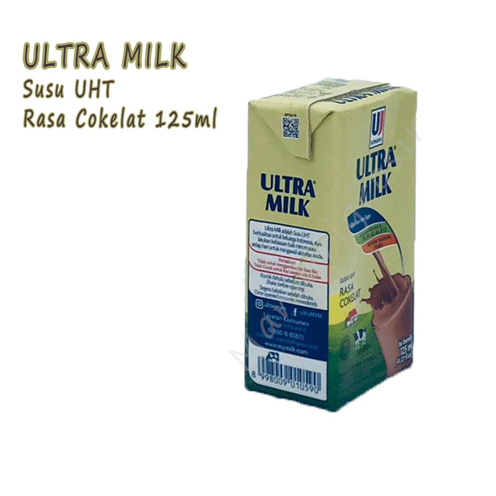 Susu * UHT * Coklat * Ultra Milk * 125ml