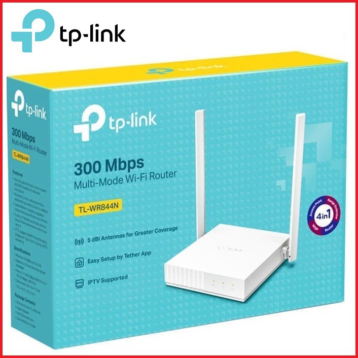 TP LINK WR844N 4 IN 1 ROUTER -AP-RANGE EXTENDER-WISP WR 844N