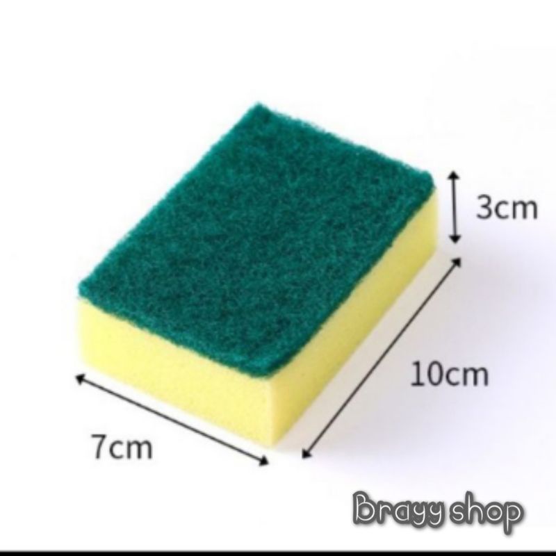 5 Pcs Spon cuci piring murah / spon cuci busa halus wastafel