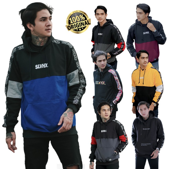 JAKET PRIA JAKET HOODIE SALVIO HEXIA SLVHX