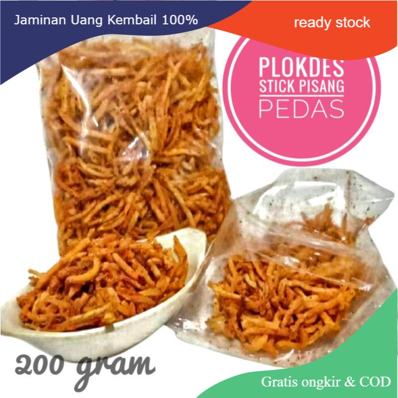 

Plokdes pisang stick pisang pedas