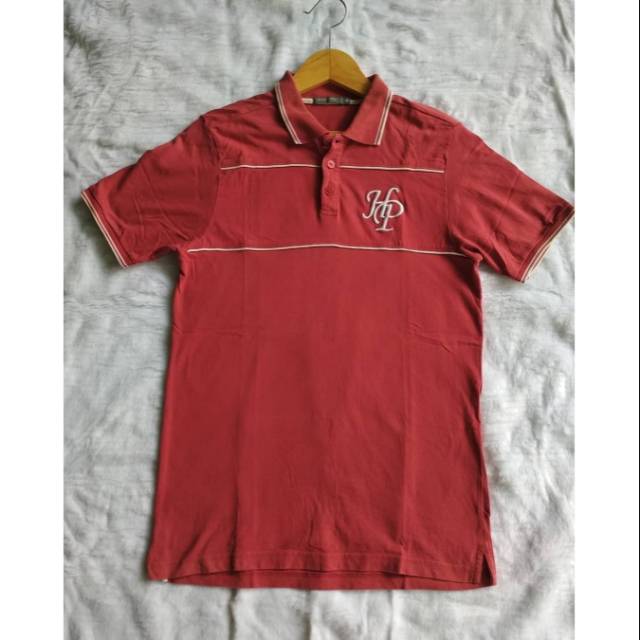 Kaos Polo Hush Puppies merah bata