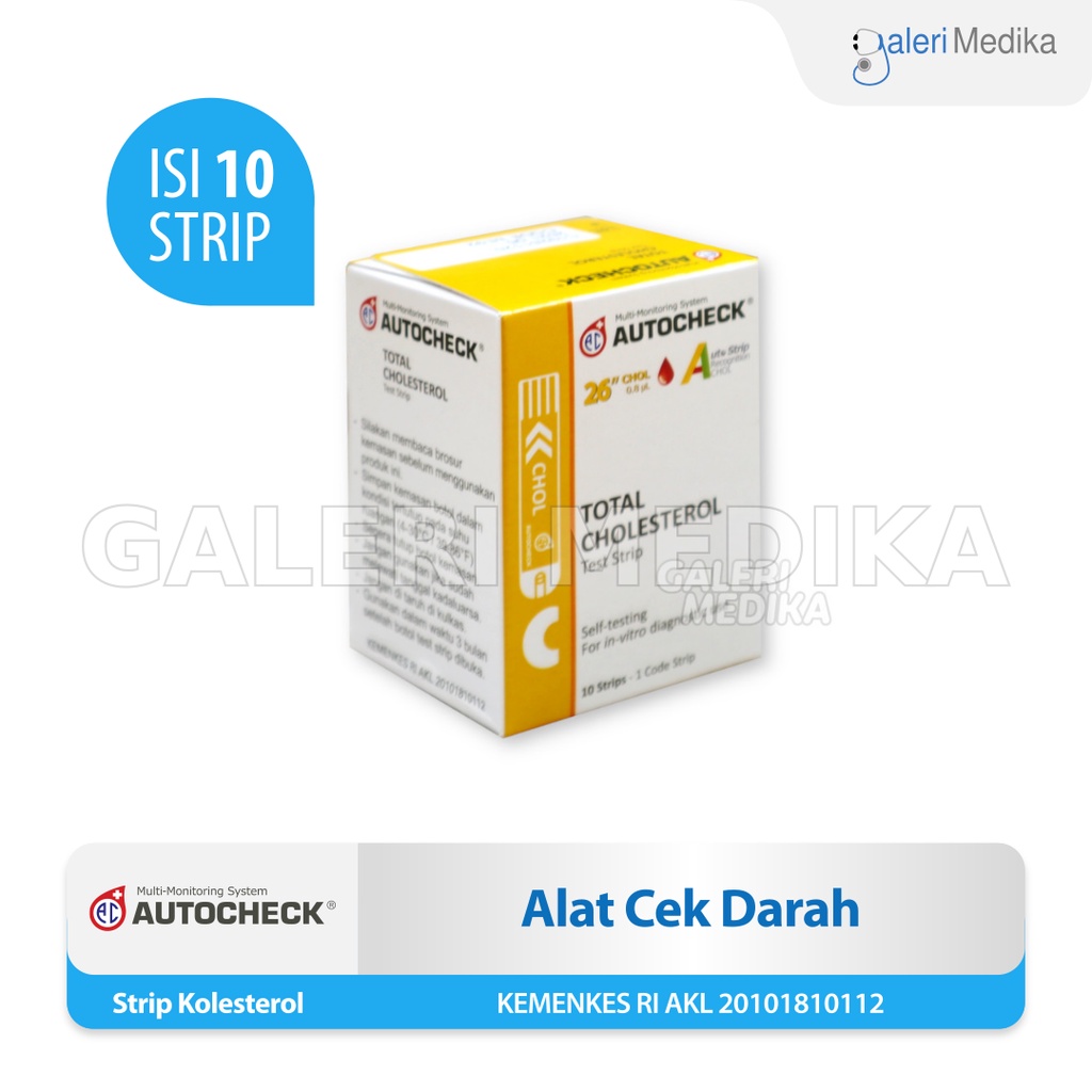 Autocheck Strip Kolesterol / Cholesterol Strip