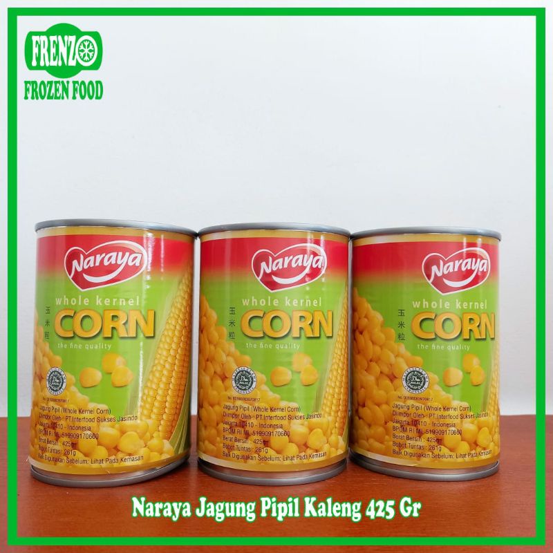 

Naraya Jagung Pipil Kaleng 425 Gr