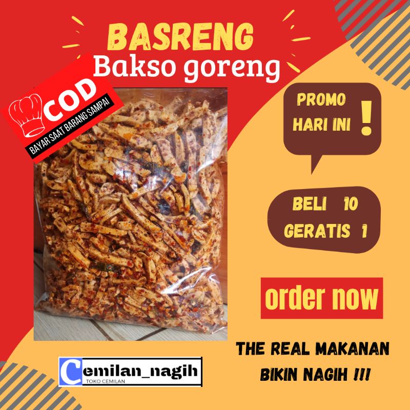 

Basreng Bakso Goreng Stik Daun Jeruk Pedas Murah