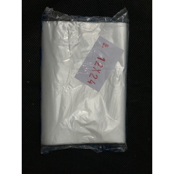 Kantong Plastik Kuah Tahan Panas 12x24x012 (1/2 kg) Rajawali +-80 lbr