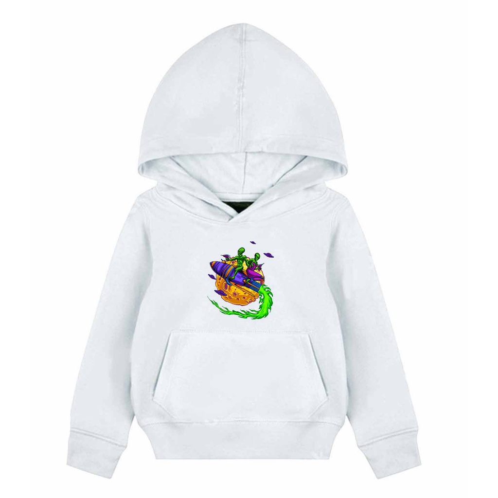 Hoodie Anak Alien Sweet Sweater Pakaian Fleece M - XL