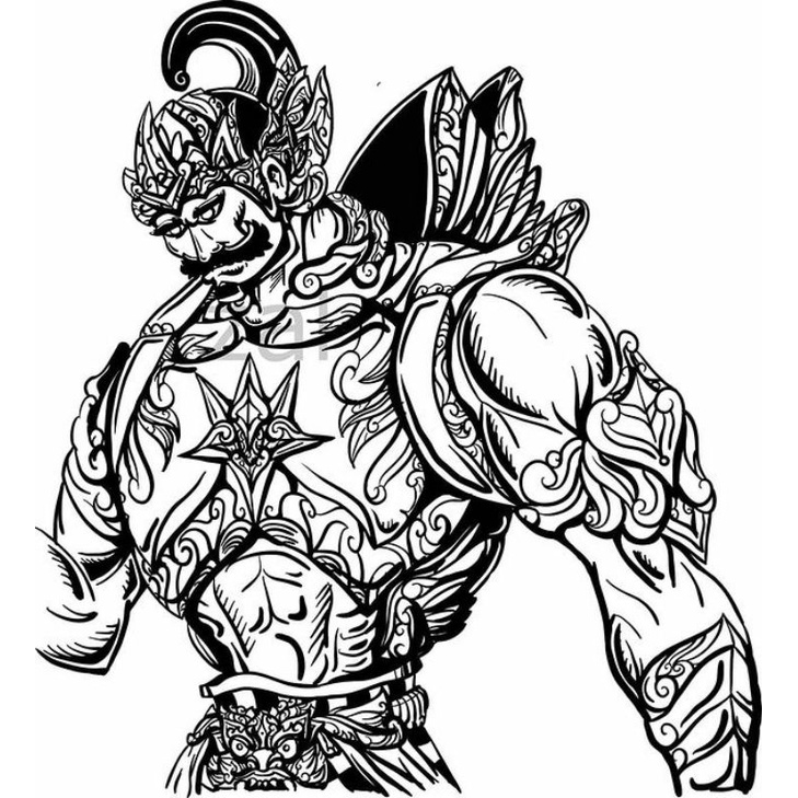 Jual Gambar Digital Illustration Art ( Hitam Putih ) | Shopee Indonesia