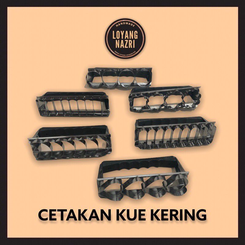 cetakan kue kastenggel gagang plasti / cetakan kue kering