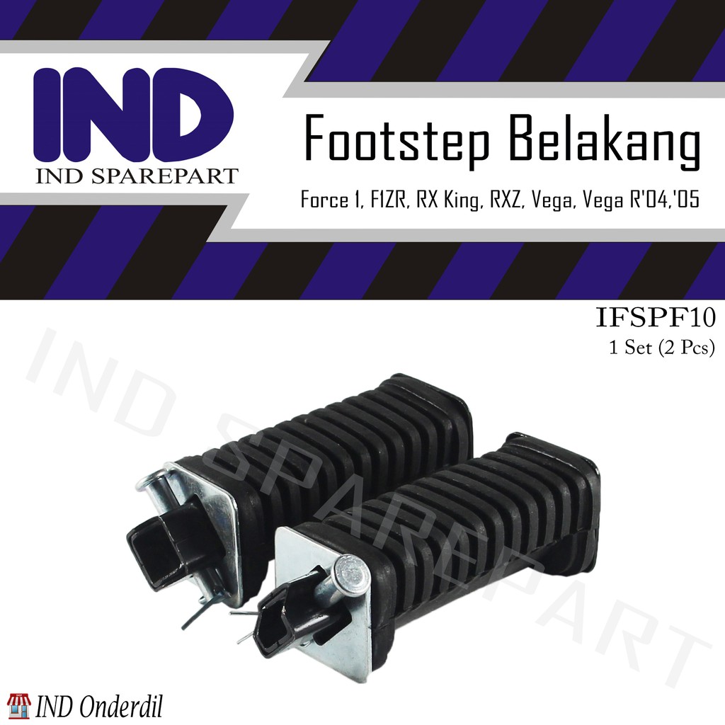 Karet Footstep-Foot Step-Pijakan Belakang RX King-New/RXS/RXZ/RX Z-S