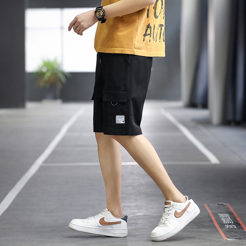 Celana Pendek Pria  Multi-saku Sport Casual Olahraga Santai Sporty Shorts