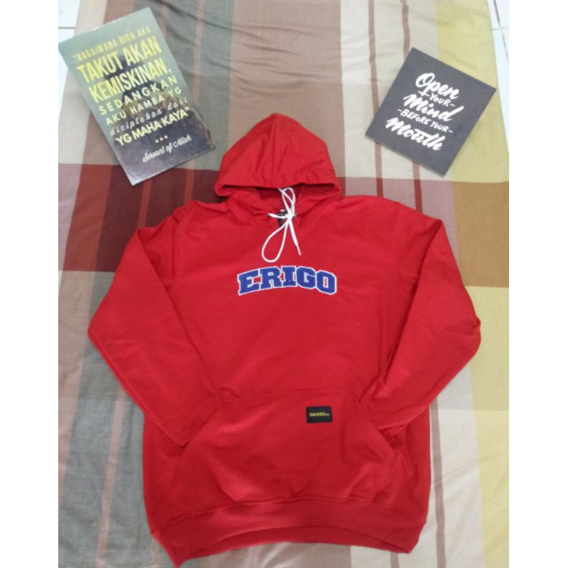 HOODIE ERIGO APPAREL RED