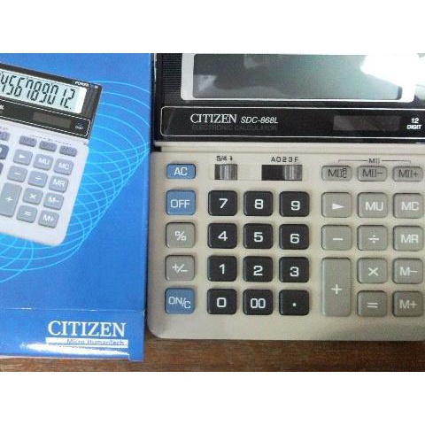 

☇ Jual Kalkulator Calculator Citizen SDC 868 L ✴