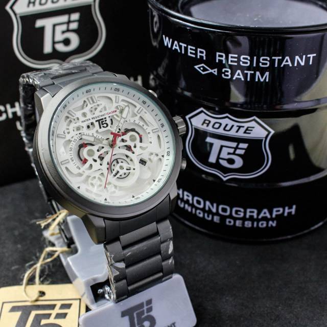 Jam T5 H3624 original stainless bergaransi free box