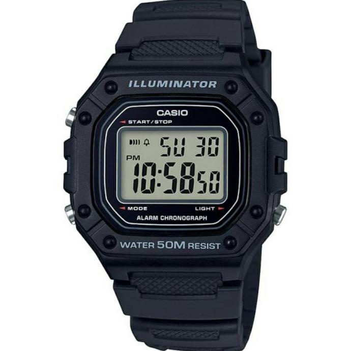 Jam Tanga Casio Digital W-218H-1A / W218H-1A Original & Garansi Termurah