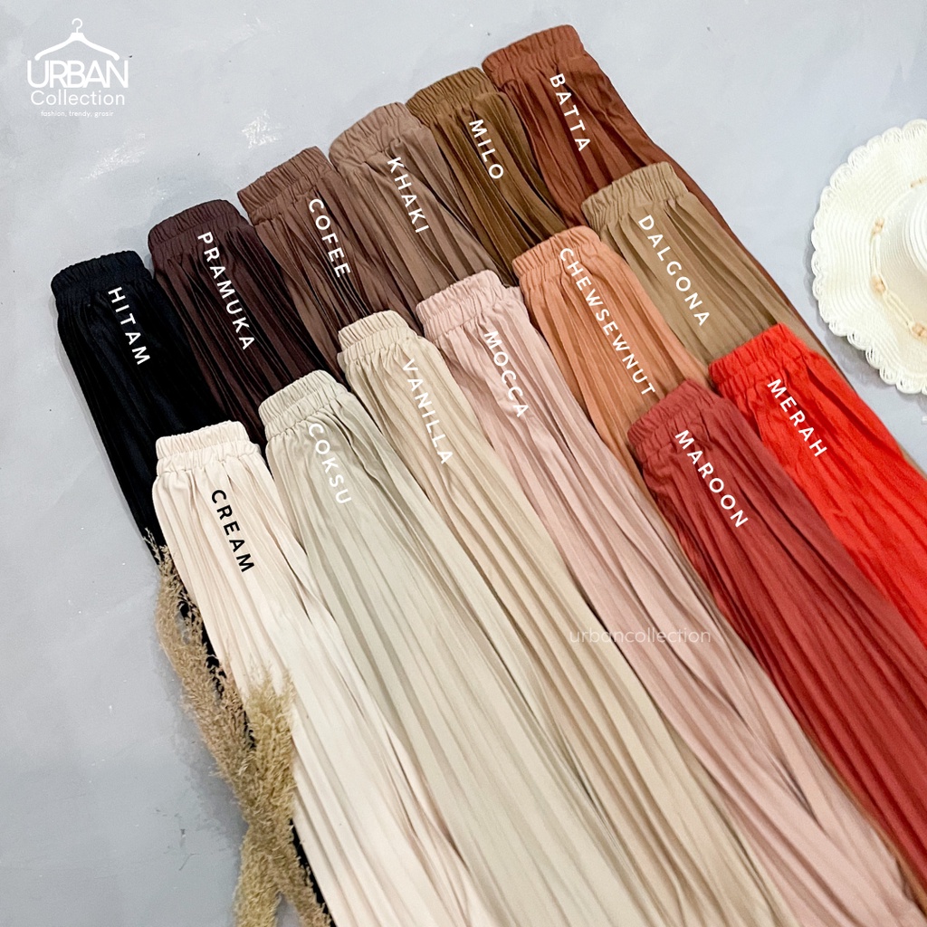 ROK PLISKET PREMIUM 100% / EKSLUSIF 40+ WARNA [ SERIES 3 ]