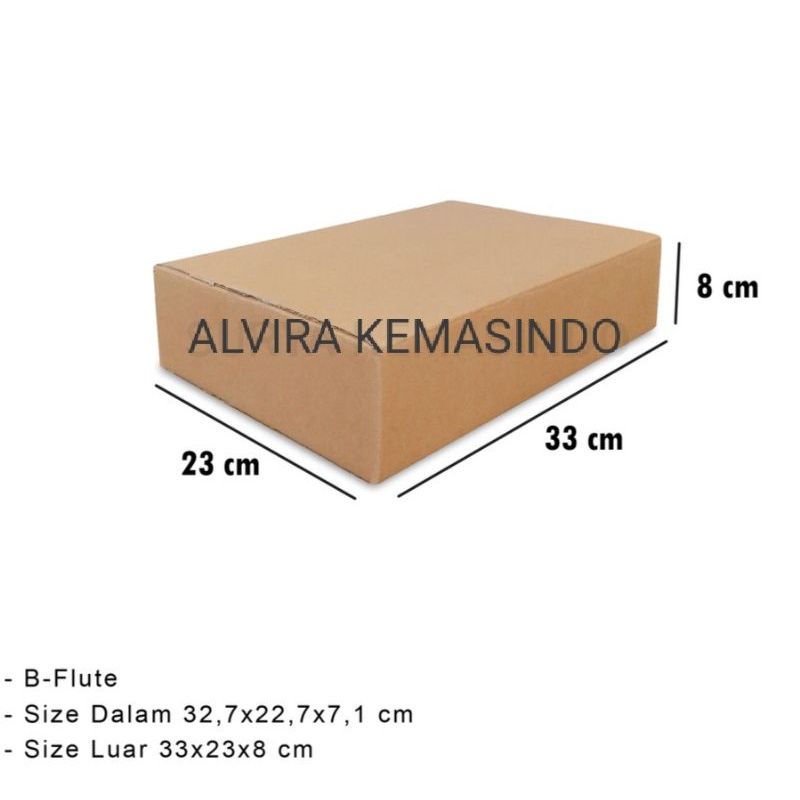 

Box 33x23x8 cm ( bucket 1 kg ) kardus/bucket
