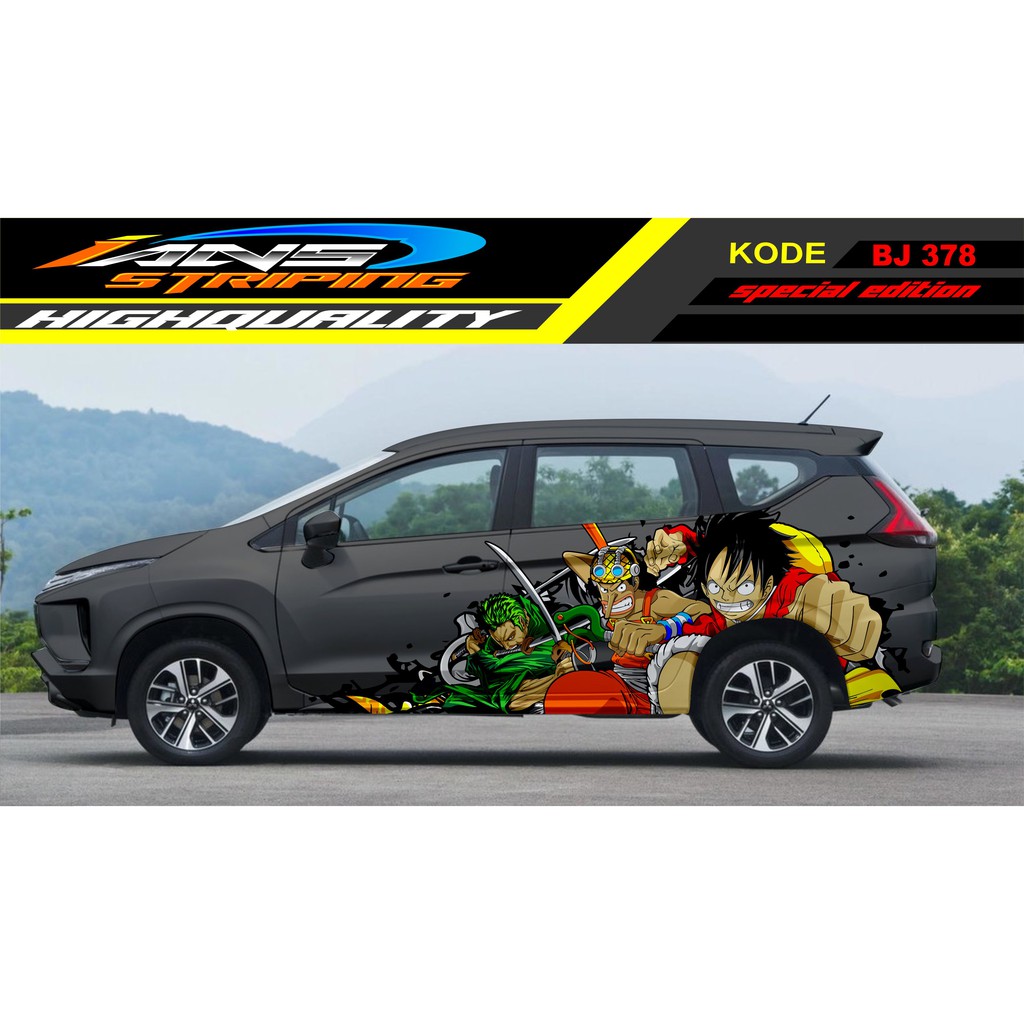 DECAL STICKER MOBIL XPANDER / STIKER MOBIL TERIOS INOVA, AVANZA / VARIASI STIKER MOBIL ONE PEACE