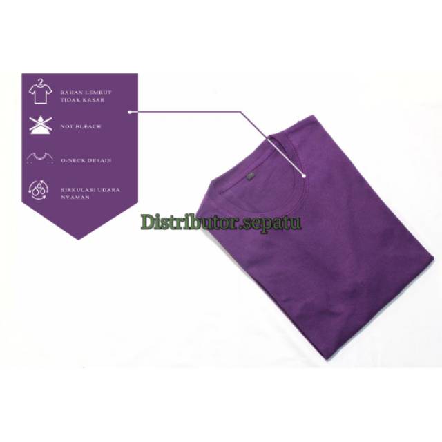 Kaos Polos Warna Ungu